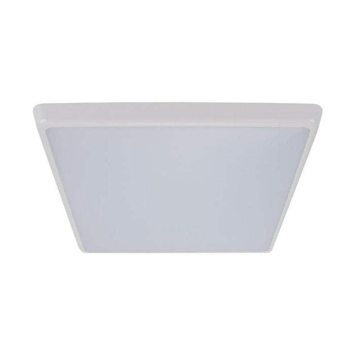 Buy LED Oyster Lights Australia Solar Square LED Oyster Light W400mm White Polycarbonate 3CCT - 20945