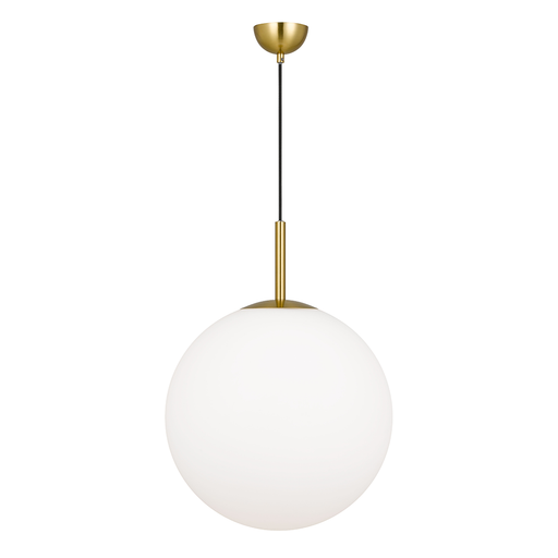 Buy Pendant Lights Australia Bally 1 Light Pendant 400mm Antique Gold, Opal Matt - BALLY PE16-AGOM