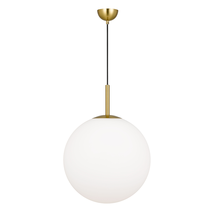 Buy Pendant Lights Australia Bally 1 Light Pendant 400mm Antique Gold, Opal Matt - BALLY PE16-AGOM