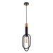 Buy Pendant Lights Australia Marvin 1 Light Pendant Antique Black, Gold - MARVIN PE1O-BKGD
