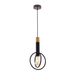 Buy Pendant Lights Australia Marvin 1 Light Pendant Antique Black, Gold - MARVIN PE1R-BKGD
