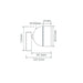 Buy Flush Mount Lights Australia Moon Flush Mount Light Tube Black 3CCT - 22818