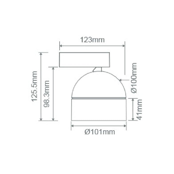 Buy Wall Sconce Australia Moon Wall Sconce Tube White 3CCT - 22827