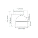 Buy Wall Sconce Australia Moon Wall Sconce Tube White 3CCT - 22827