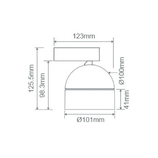 Buy Wall Sconce Australia Moon Wall Sconce Tube Black 3CCT - 22826