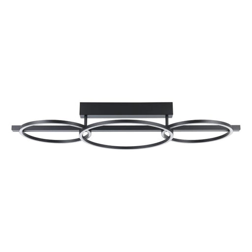 Buy Semi-Flush Mount Lights Australia Lanacera Semi-Flush Mount Light Black Plastic 3000K - 390086N