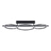Buy Semi-Flush Mount Lights Australia Lanacera Semi-Flush Mount Light Black Plastic 3000K - 390086N