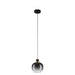 Buy Pendant Lights Australia OILELLA Pendent Light Black / Brass Steel Black Grey Glass - 99616N