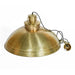Buy Pendant Lights Australia Sheldon 1 Light Large Iron Shallow Dome Pendant Antique Brass - ZAF10218BR