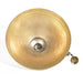 Buy Pendant Lights Australia Sheldon 1 Light Large Iron Shallow Dome Pendant Antique Brass - ZAF10218BR