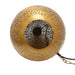 Buy Pendant Lights Australia Aquarius Medium 1 Light Perforated Teardrop Pendant Brass - ZAF10418