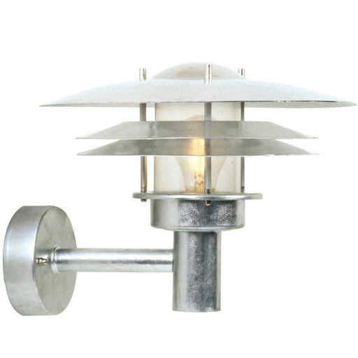 Buy Exterior Wall Lights Australia Amalienborg 1 Light Wall Light Galvanized Steel, Clear - 10600219