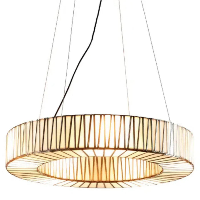 Buy Pendant Lights Australia White Moon Pendant Light W750mm Brass Iron / Glass - ELJE23096