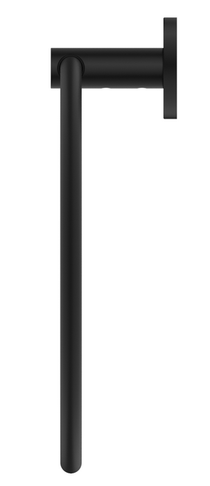 Mica Hand Towel Ring Black - 1104-P-BLK