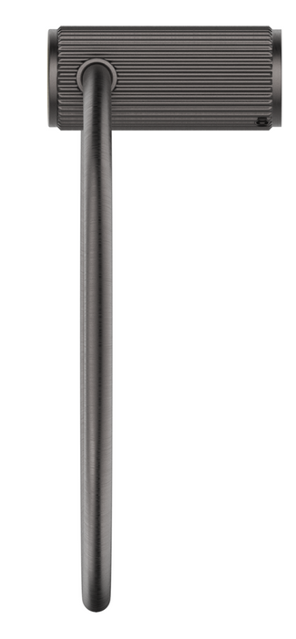 Mica Fluted Towel Ring Gunmetal - 1104-P-NR-GM