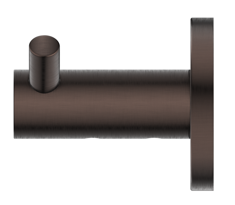 Mica Double Robe Hook Dusk Bronze - 1153-D-P-DB