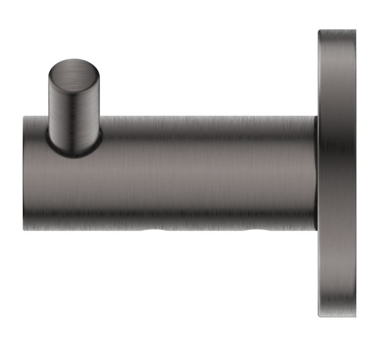 Mica Double Robe Hook Gunmetal - 1153-D-P-GM