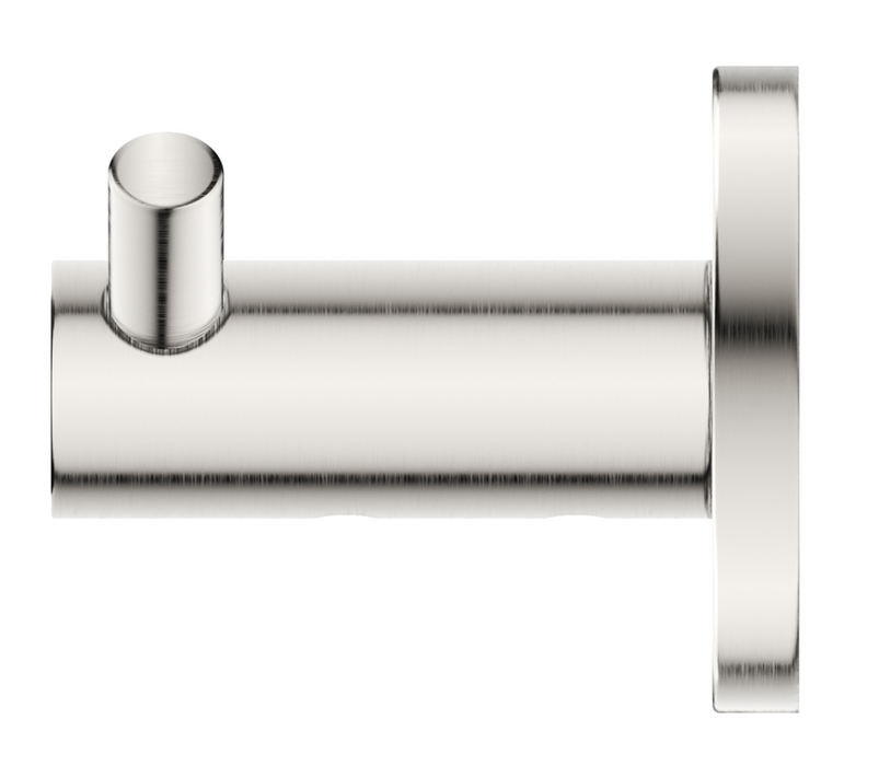 Mica Double Robe Hook Brushed Nickel - 1153-D-P-BN