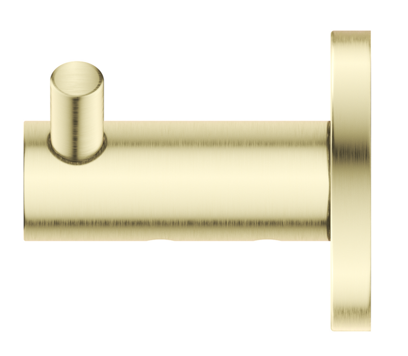 Mica Double Robe Hook French Gold - 1153-D-P-FG