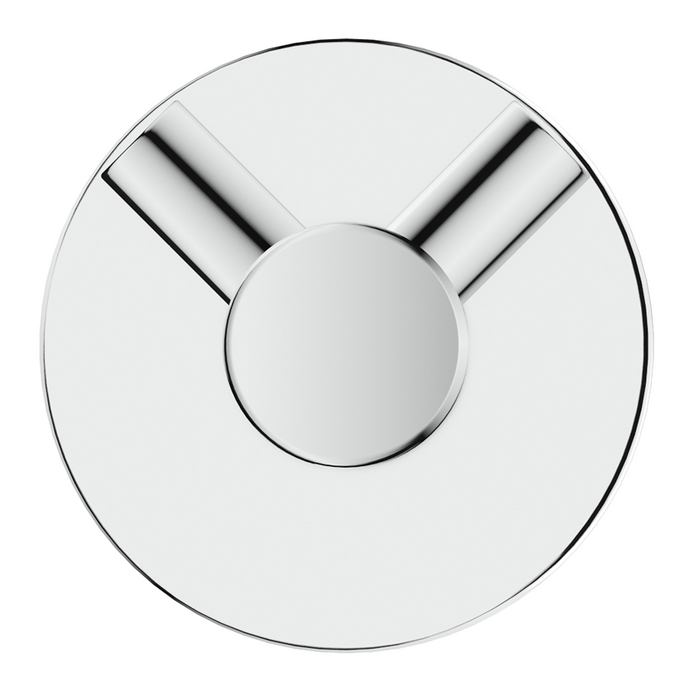 Mica Double Robe Hook Chrome -1153-D-P