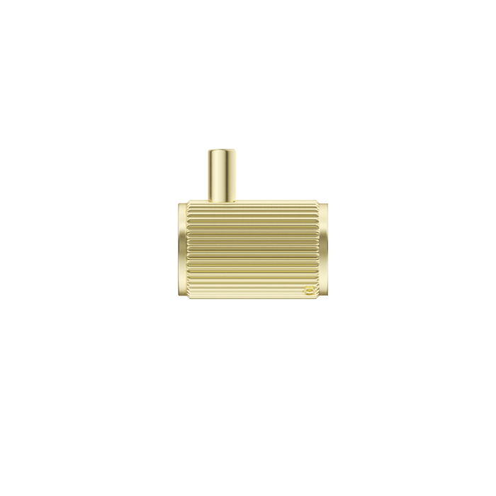 Mica Fluted Robe Hook French Gold - 1153-S-P-NR-FG