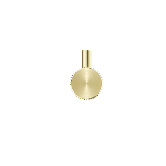 Mica Fluted Robe Hook French Gold - 1153-S-P-NR-FG