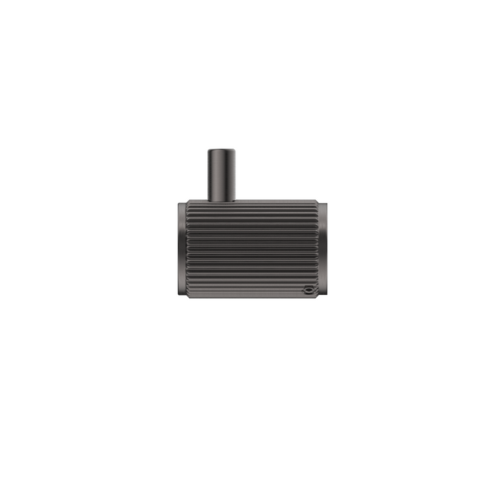 Mica Fluted Robe Hook Gun Metal - 1153-S-P-NR-GM