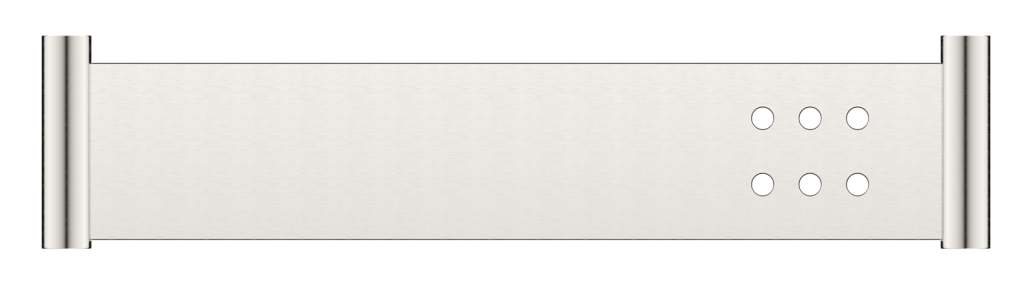 Mica Stainless Shelf Brushed Nickel - 11MS-P-400-BN
