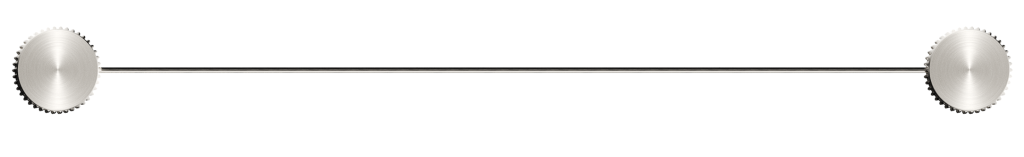 Mica Fluted Stainless Shelf Brushed Nickel - 11MS-P-400-NR-BN