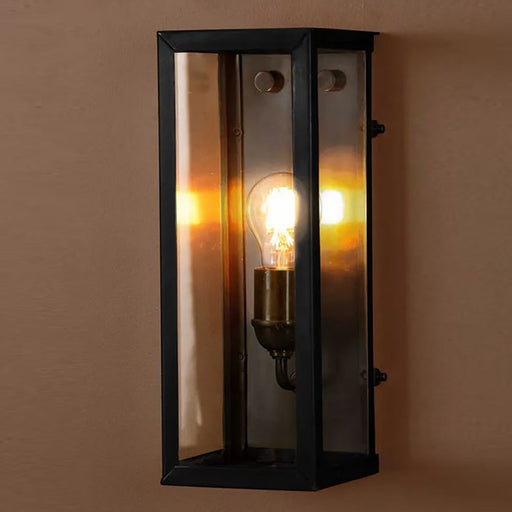 Buy Exterior Wall Lights Australia Goodman Exterior Wall Light Black Brass - ELPIM52204FLBR