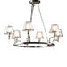 Buy Chandeliers Australia Sienna Chandelier 6 Lights Antique Silver Brass - ELPIM30578AS