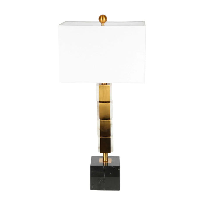 Buy Table Lamps Australia Adele Table Lamp Natural Metal - ELGOL1867T38