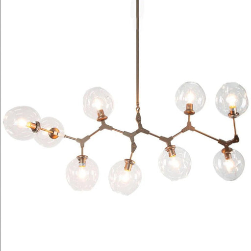 Buy Pendant Lights Australia Replica Pendant 9 Lights Brass Aluminium - ELRGB09BRA