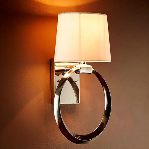 Buy Wall Sconce Australia Saratoga Wall Sconce Nickel Aluminium - ELSB21482