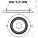 Buy Recessed LED Downlights Australia Penmark Recessed LED Downlight W232mm 80° White Aluminium TRI Colour - S9083D35TC/DP