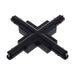 Buy Single Circuit Tracks & Accessories Australia Single Circuit Tracks & Accessorie Piece Connector 3 Wire Black Aluminium - TRK1BLCON5
