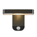 Buy Solar Lights Australia Rica Rectangle Solar Wall Light With Sensor 12V Black Plastic 3000K - 2118161003