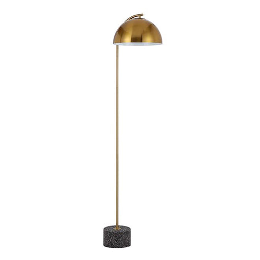 Buy Floor Lamps Australia Ortez Floor Lamp Antique Gold Terrazzo Black Iron - ORTEZ FL-BKTRZAG