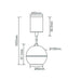Buy Pendant Lights Australia Moon Pendant Light Spot Black 3CCT - 22776