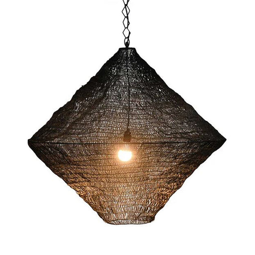 Buy Pendant Lights Australia Metropolitan Pendant Light H540mm Black Aluminium - ELMA230302BK