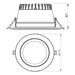 Buy Recessed LED Downlights Australia Penmark Recessed LED Downlight W174mm 80° White Aluminium TRI Colour - S9082D20TC/DP