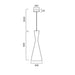 Buy Pendant Lights Australia Flero 30 1 Light Pendant Black - FLERO PE30-BKB