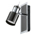 Buy Spotlights Australia Davida 1 Light Spotlight 4000K Nickel Nero - 200671