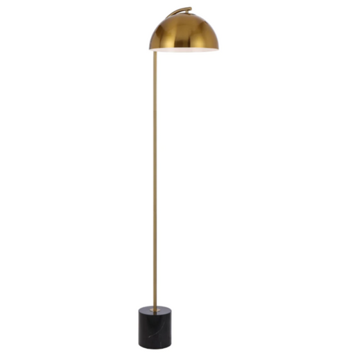 Buy Floor Lamps Australia ORTEZ Floor Lamp Light Gold Iron / Black Marble - ORTEZ FL-BKAG