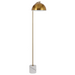 Buy Floor Lamps Australia ORTEZ Floor Lamp Light Gold Iron / White Marble - ORTEZ FL-WHAG