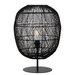 Buy Table Lamps Australia RANA Table Lamp W400mm Black Rattan - RANA TL40BK