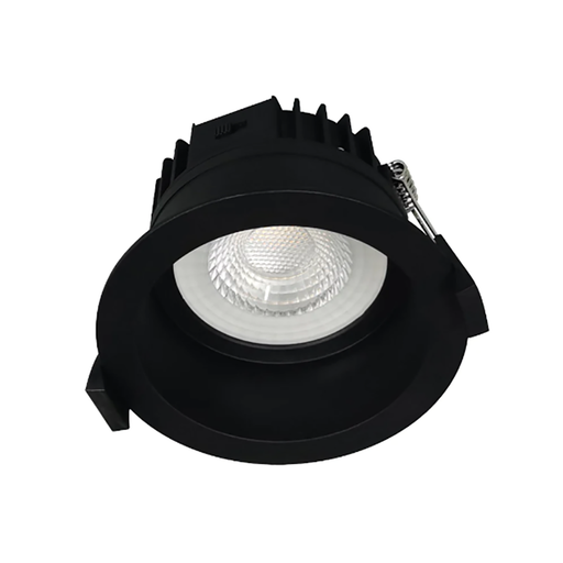 Buy Recessed LED Downlights Australia MACRO Recessed LED Downlight Black Polycarbonate 3CCT - MACRO DL105-BK3C