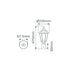 Buy Post Tops Australia Chester Post Top H470mm Burgundy Aluminium - 15034