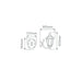 Buy Outdoor Wall Lanterns Australia Chester Outdoor Wall Lantern Up Bracket H422mm Green Aluminium - 15041