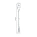Buy Post Lights Australia Paris Post Light H2240mm Black Aluminium - 15159
